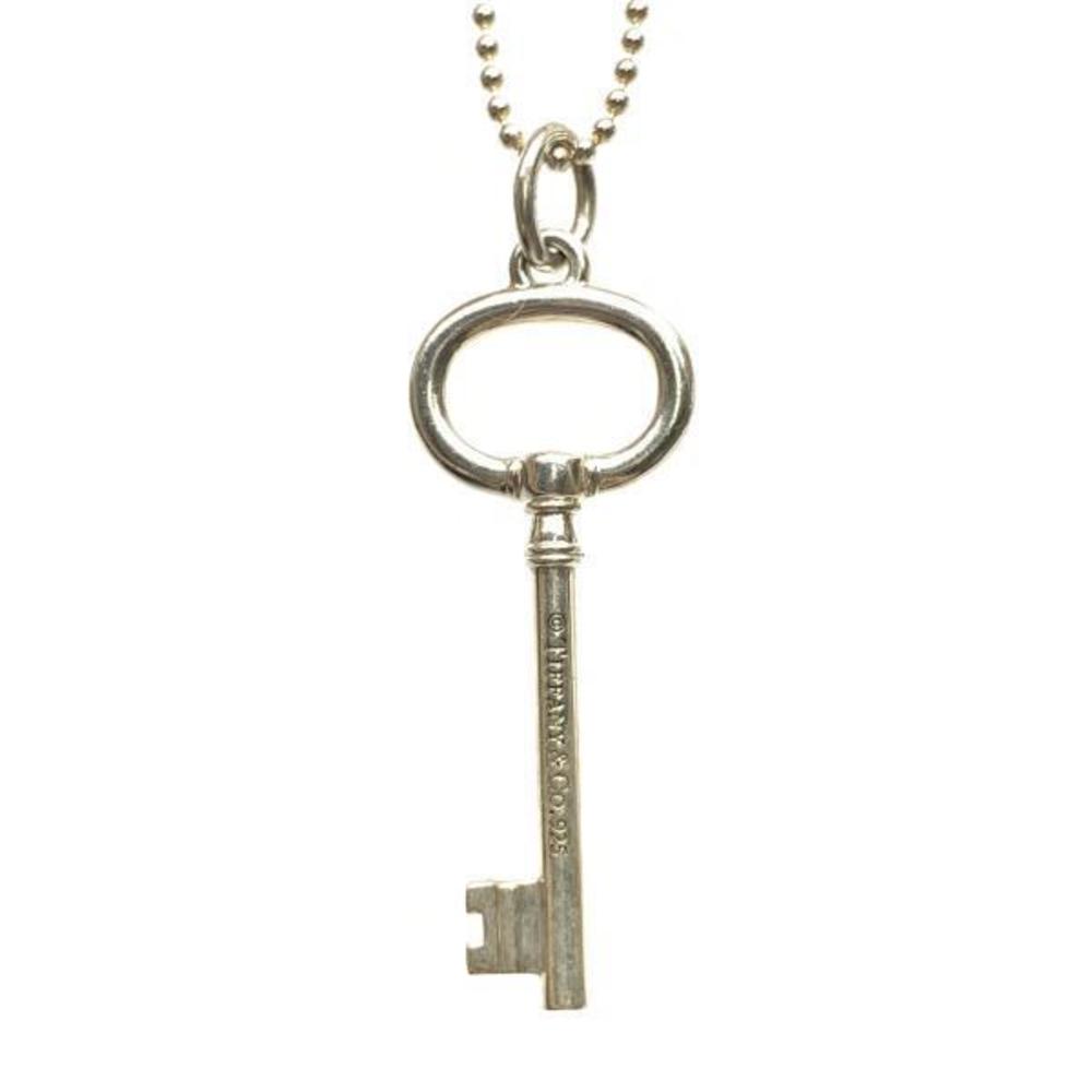 Tiffany Key Necklace Ball Chain Silver